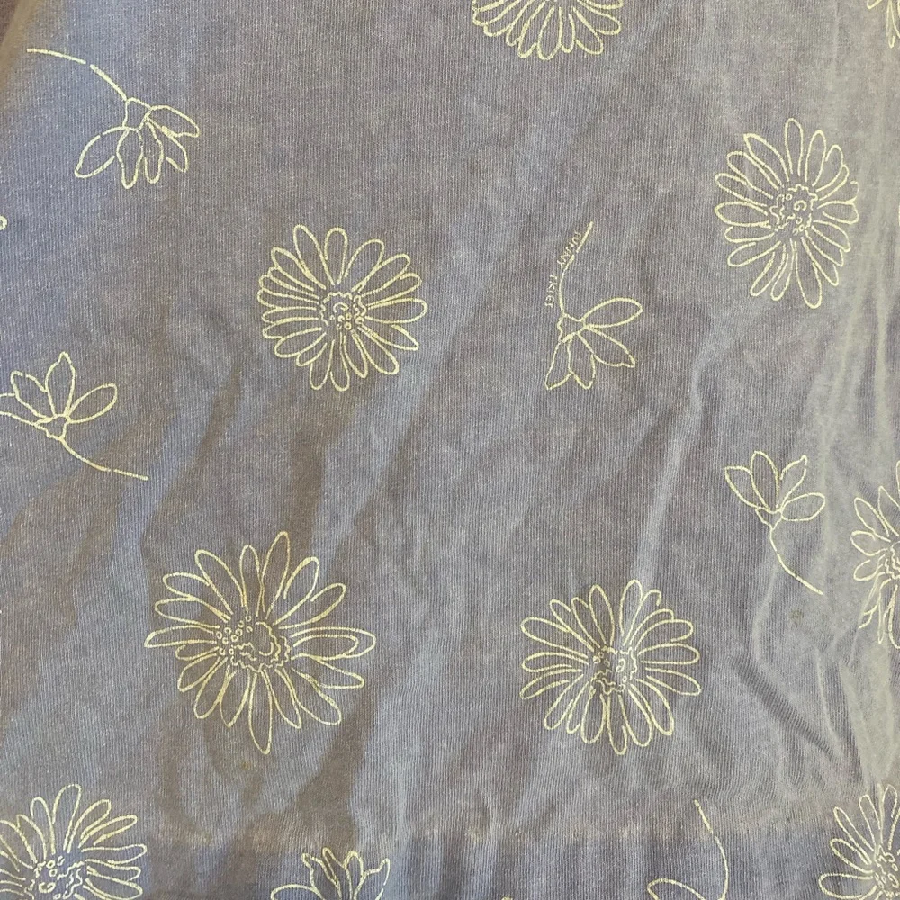 Vintage 90’s boho flower lavender mineral wash midi dress - Picture 2 of 7